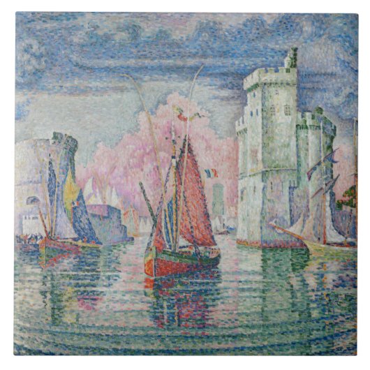 ヴィンテージエントレデュポートデラロシェルポールシニャク タイル (正面)