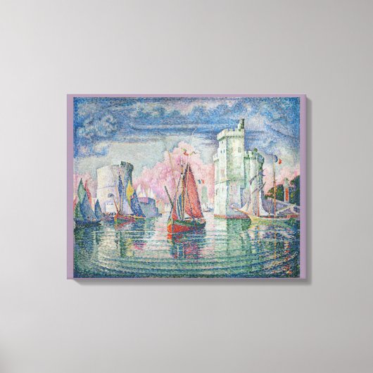 ヴィンテージエントレデュポートドゥラロシェルポールシニャック キャンバスプリント (正面)