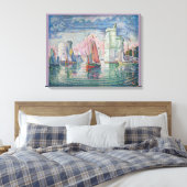 ヴィンテージエントレデュポートドゥラロシェルポールシニャック キャンバスプリント (インサイチュ (寝室))