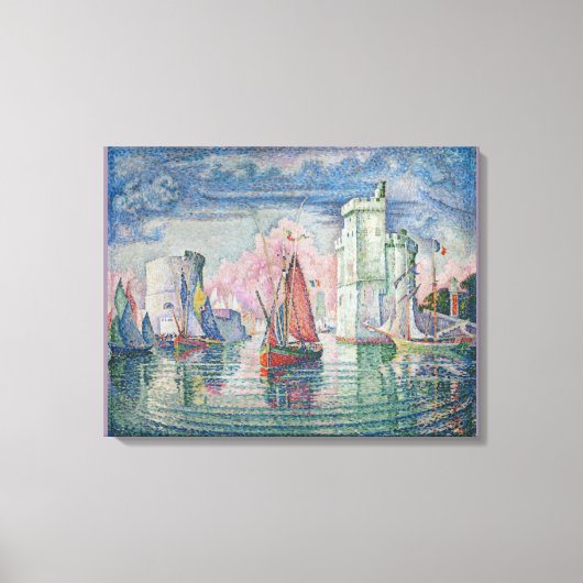 ヴィンテージエントレデュポートドゥラロシェルポールシニャック キャンバスプリント (正面)