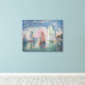 ヴィンテージエントレデュポートドゥラロシェルポールシニャック キャンバスプリント (インサイチュ (ウッドフロア))