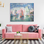 ヴィンテージエントレデュポートドゥラロシェルポールシニャック キャンバスプリント (インサイチュ (リビング))