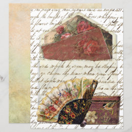 ヴィンテージエンベロープファンハットボックス書古い