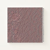 ヴィンテージエンボスバラゴールドフォイル結婚ズゲストブック ノートブック (裏面)