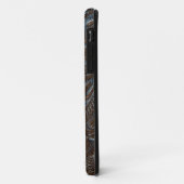 ヴィンテージエンボスブラウンレザーケースメイトiPhone CA Case-Mate iPhoneケース (裏面/左)