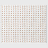 ヴィンテージエンボス3D銅ハネビーガーデンパターン ラッピングペーパー (フラット)