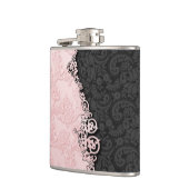 ヴィンテージエンボス フラスク (左)