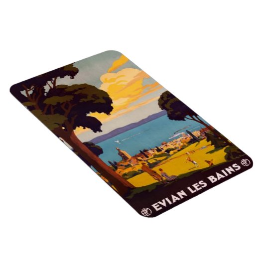 ヴィンテージエヴィアン – レ – バン,フランスのローヌ – アルプス – マグネット (右側)