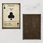 ヴィンテージエースオブクラブ 名刺 (正面/裏面)