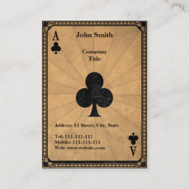 ヴィンテージエースオブクラブ 名刺