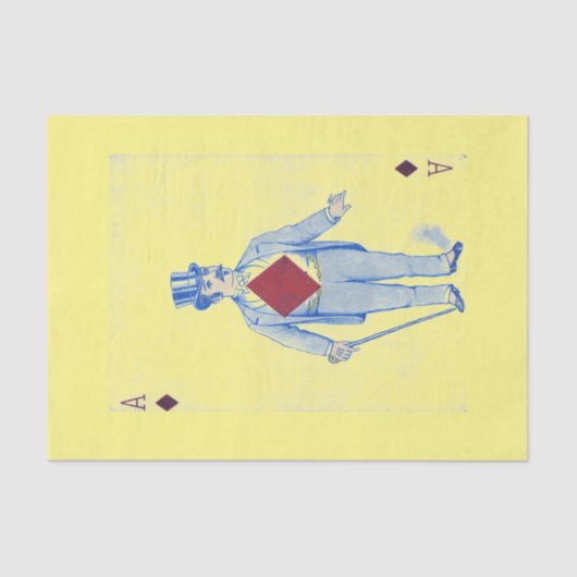 ヴィンテージエースオブダイヤモンドティッシュペーパー 薄葉紙 (正面)