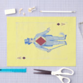 ヴィンテージエースオブダイヤモンドティッシュペーパー 薄葉紙 (クラフト)