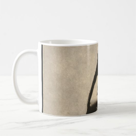 ヴィンテージエーテル女神はがき コーヒーマグカップ (左)