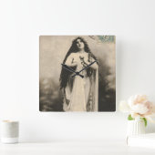 ヴィンテージエーテル女神はがき スクエア壁時計 (ホーム)