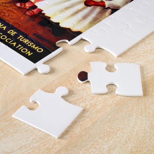 ヴィンテージオアハカダンスフェスティバルメキシコトラベル ジグソーパズル (側面)