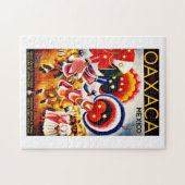 ヴィンテージオアハカダンスフェスティバルメキシコトラベル ジグソーパズル (横)