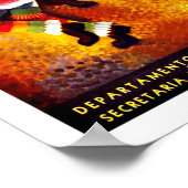 ヴィンテージオアハカダンスフェスティバルメキシコトラベル ポスター (角)