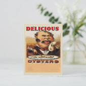 ヴィンテージオイスターフェスティバル，ニューオーリンズ， LA ポストカード (スタンド正面)