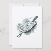 ヴィンテージオイスターロースト招待状テンプレート 招待状 (裏面)