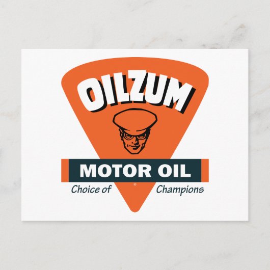 ヴィンテージオイルツム油徴候 ポストカード (正面)
