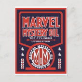 ヴィンテージオイル看板の複製 ポストカード (正面)