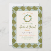 ヴィンテージオインスパイアレンジ結婚式招待状 招待状 (正面)