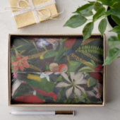 ヴィンテージオウムのジャングル1パターン 薄葉紙 (ギフト)