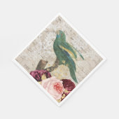 ヴィンテージオウム スタンダードランチョンナプキン (角)