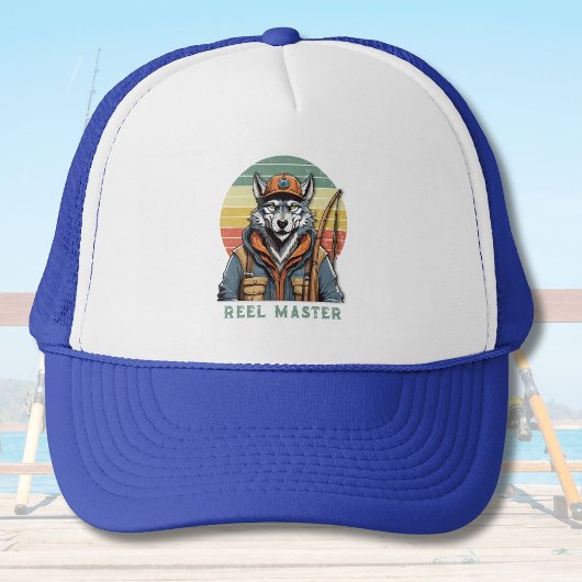 ヴィンテージオオカミ引退贈与漁師パパ キャップ