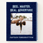 ヴィンテージオオカミ引退贈与漁師パパ ノートブック (裏面)