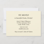 ヴィンテージオカラ葉書の引越し案内 (裏面)