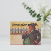 ヴィンテージオクトーバーフェストオクトーバーフェスト選択はがき ポストカード (スタンド正面)