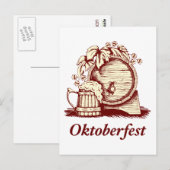ヴィンテージオクトーバーフェスト ポストカード (正面/裏面)