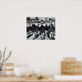 ヴィンテージオクトーバーフェスト、ミュンヘン、ブラスバンド ポスター (キッチン)