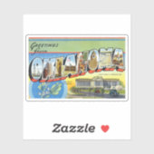 ヴィンテージオクラホカスタムマ省ビニールシール シール (シート)