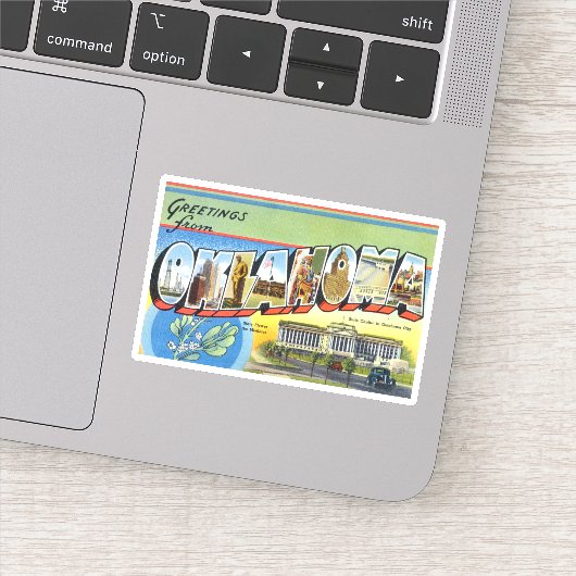 ヴィンテージオクラホカスタムマ省ビニールシール シール (詳細)