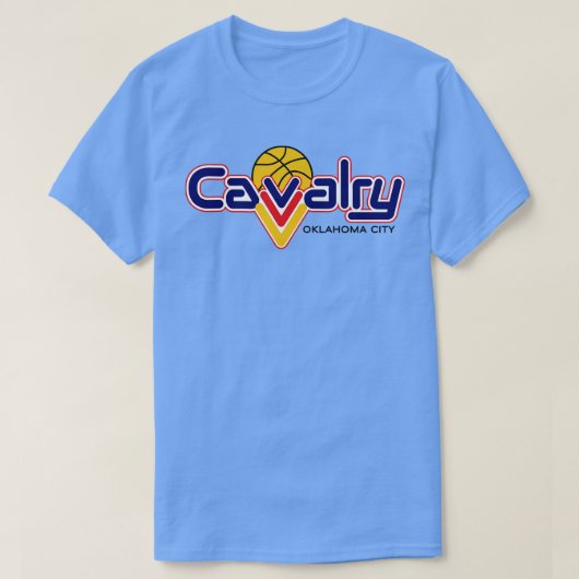 ヴィンテージオクラホマカルヴァリCBAバスケットボール1990 Tシャツ (デザイン正面)