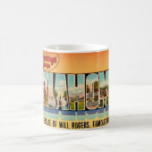 ヴィンテージオクラホマグリーティングポストカード コーヒーマグカップ (中央)