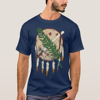 ヴィンテージオクラホマ州旗テーマ Tシャツ