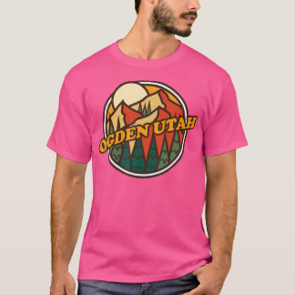 ヴィンテージオグデンユタマウンテンハイキングサミナリープリント Tシャツ