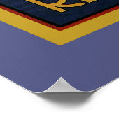 ヴィンテージオステンドサマービーチ旅行入浴美しい ポスター (角)