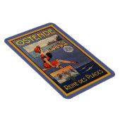 ヴィンテージオステンドサマービーチ旅行入浴美しい マグネット (右側)