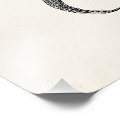 ヴィンテージオスプレーパーソナライズされたレトロ鳥ツメ フォトプリント (角)