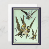 ヴィンテージオズの魔法使い飛んでいるドロシーとサル (正面/裏面)