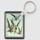 ヴィンテージオズの魔法使い飛んでいるドロシーとサル キーホルダー (裏面)