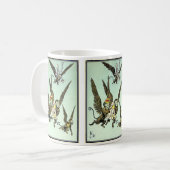 ヴィンテージオズの魔法使い飛んでいるドロシーとサル コーヒーマグカップ (正面左)