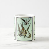 ヴィンテージオズの魔法使い飛んでいるドロシーとサル コーヒーマグカップ (中央)