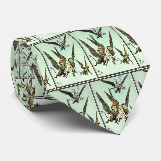 ヴィンテージオズの魔法使い飛んでいるドロシーとサル ネクタイ (ロール)