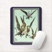 ヴィンテージオズの魔法使い飛んでいるドロシーとサル マウスパッド (マウス)