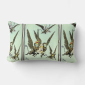 ヴィンテージオズの魔法使い飛んでいるドロシーとサル ランバークッション (正面)